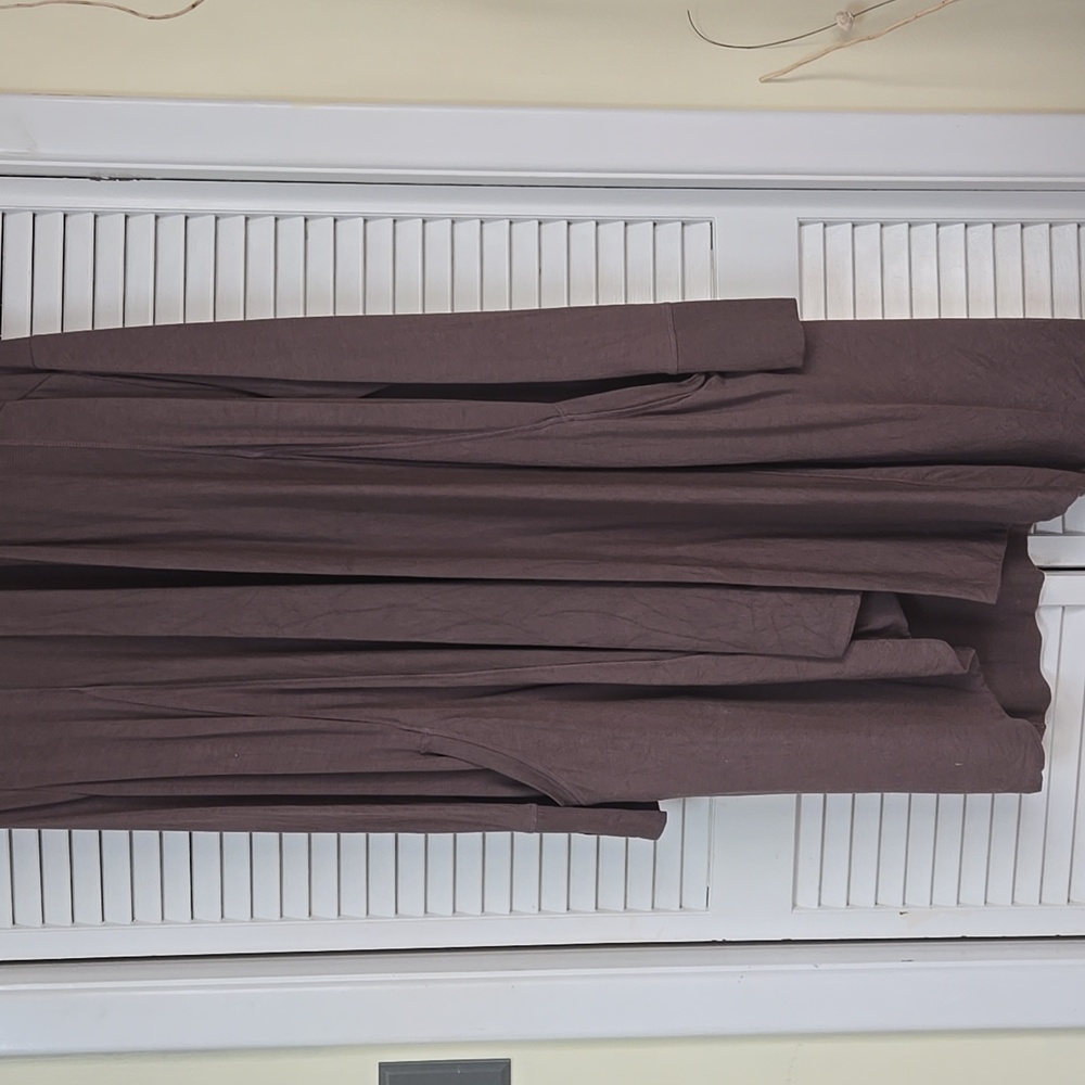 Athleta Plum Brown Knit Cardigan